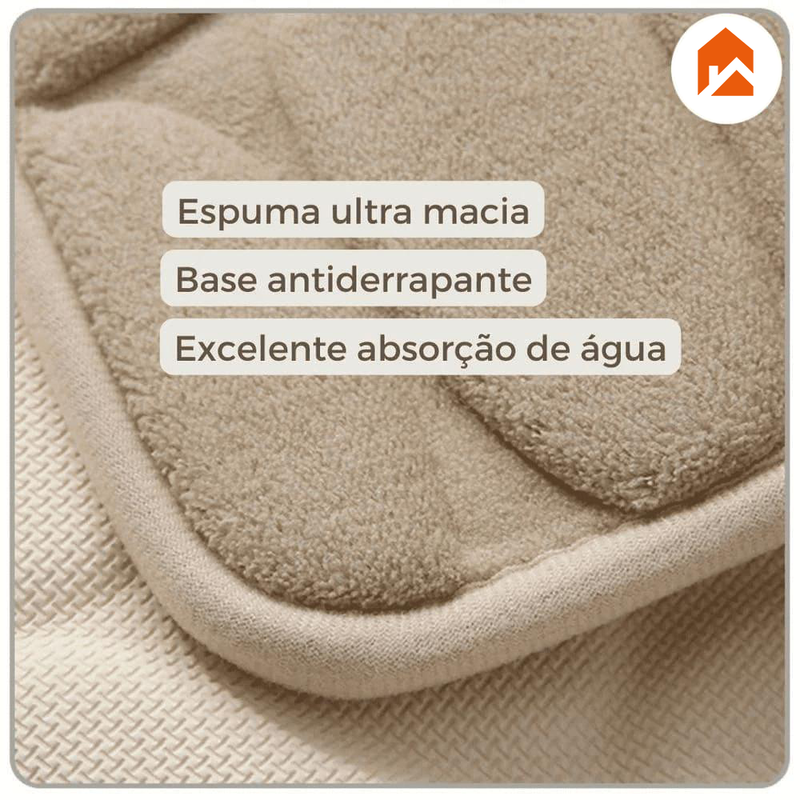 COMPRE 1 LEVE 2 - Tapete para Banheiro Antiderrapante + Brinde Exclusivo