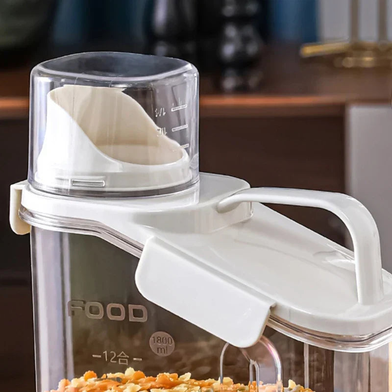 Kit Savefood™ - Dispenser De Vidro Para Alimentos + Potes organizadores de brinde